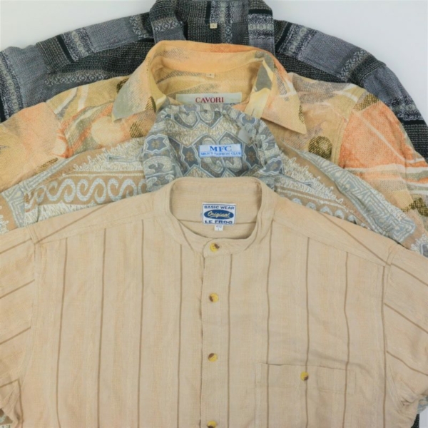 vintage ethnic shirt with traditional pattern
