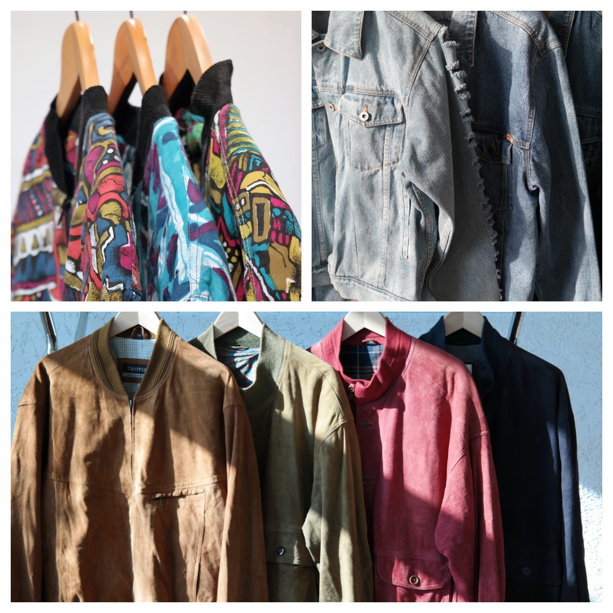 Vintage Jacken, von sportlich bis elegant, verschiedene Jacken