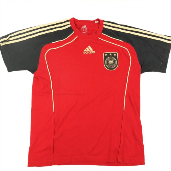 second hand sports jersey in red and black