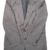 retro branded blazer from burberry in gray with an elegant cut