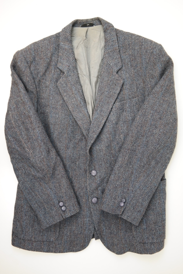 old school jacket made of tweed fabric fine british clothing