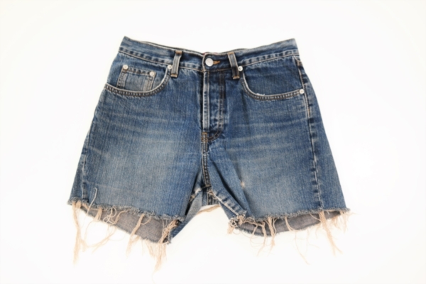 high waisted jeans shorts, high rise vintage hot pants