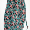 Floral pattern 80s wrap skirt
